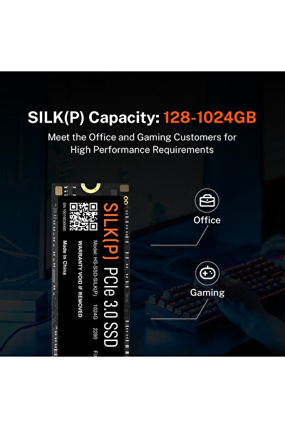 Hiksemi SILK(P) 1 TB M.2 2280 PCIe 3.0 NVMe 2450MB/s - 2450MB/s SSD