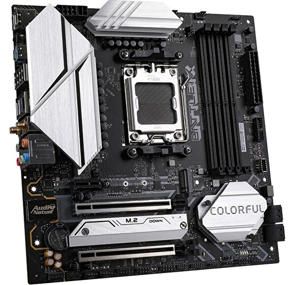 Colorful Battle-AX B850M-PLUS Pro WiFi V14 DDR5 7600 MHz mATX AM5 Gaming Anakart