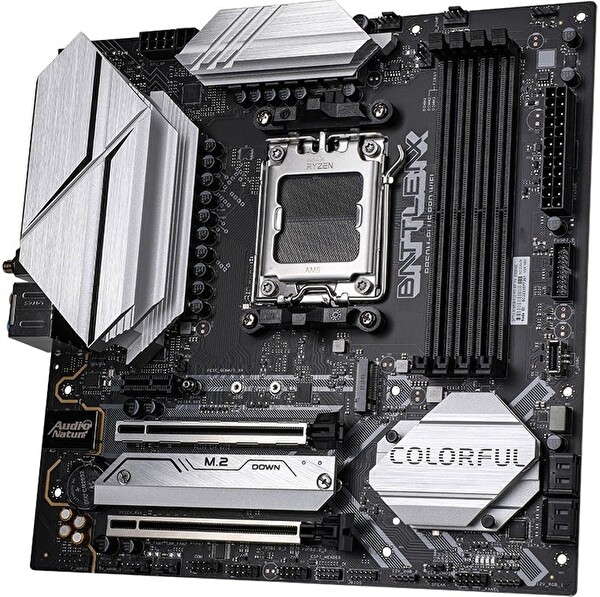 Colorful Battle-AX B850M-PLUS Pro WiFi V14 DDR5 7600 MHz mATX AM5 Gaming Anakart