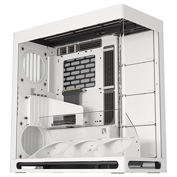 Havn HS 420 VGPU Edition White Temperli Cam USB 3.2 Mid Tower ATX Gaming Bilgisayar Kasası