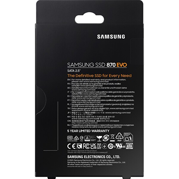 Samsung 870 EVO MZ-77E8T0BW 8 TB 2.5