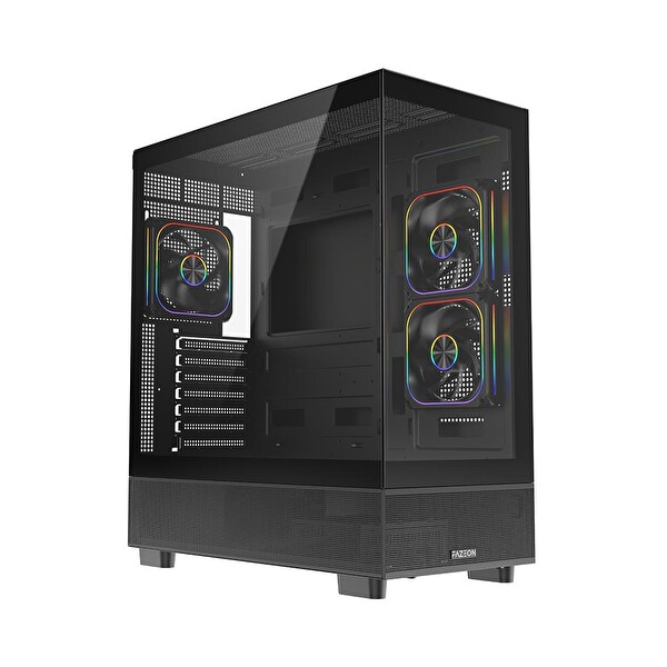 Fazeon F17 F17A750BBQ ARGB Fanlı Siyah 750 W ATX Oyuncu Kasası
