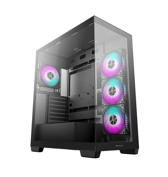 DeepCool CG580-4F V2 Siyah Temperli Cam Akvaryum ATX Mid Tower Kasa 4x ARGB PWM Fanlı