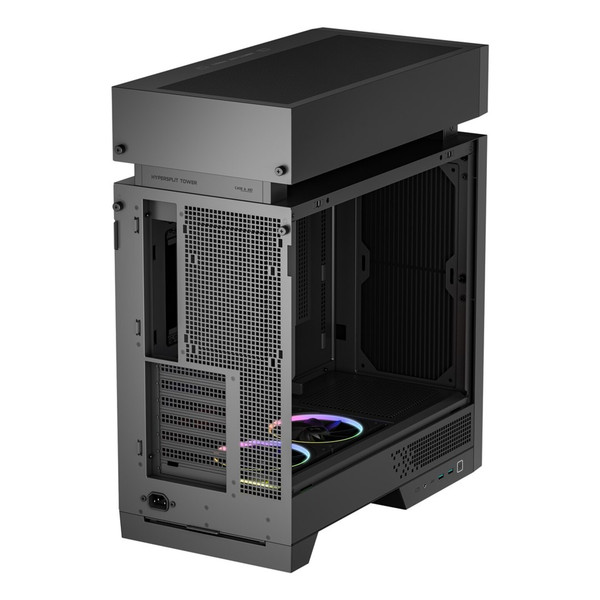 DeepCool CL660 Mid Tower ATX Temperli Cam Type-C Siyah Bölmeli Oyuncu Bilgisayar Kasası