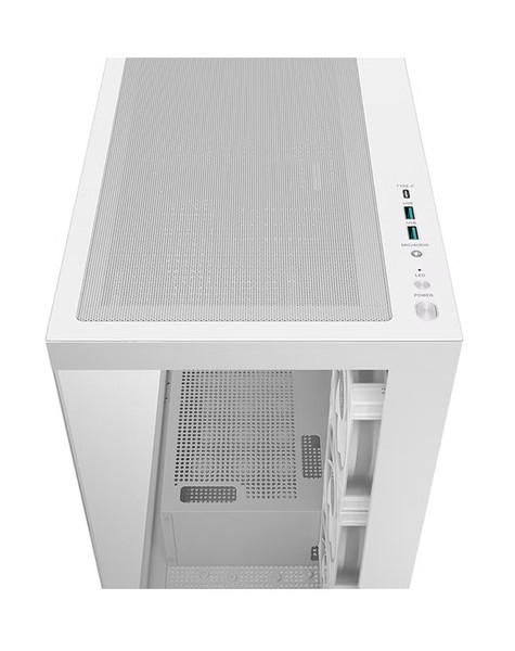 DeepCool CG580-4F-WH-V2 Beyaz Temperli Cam Akvaryum ATX Mid Tower Kasa 4x ARGB PWM Fanlı