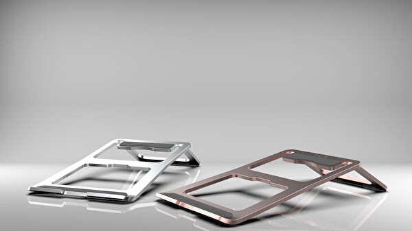 Inca INC-121G Unique Desing Alüminyum Gri Laptop Standı