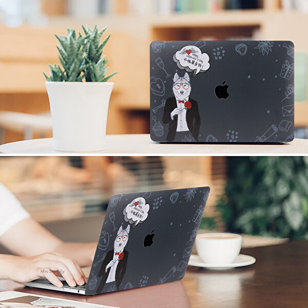 McStorey MacBook Pro M1 M2 13 A1706 08 A1989 A2159 A2251 A2289 A2338 Uyumlu Laptop Koruyucu Kılıf DOG 64 DOG01NL 4