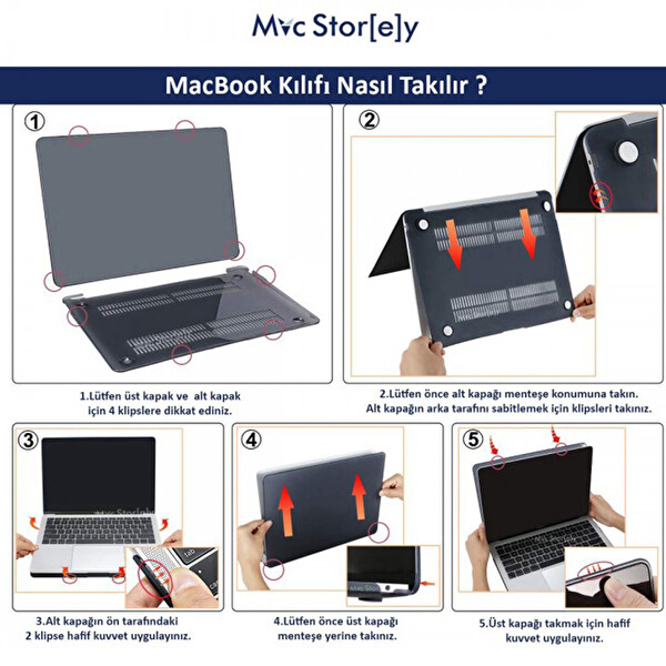 McStorey MacBook Pro M1 M2 13 A1706 08 A1989 A2159 A2251 A2289 A2338 Uyumlu Laptop Koruyucu Kılıf R 108 PAINT01NL 4