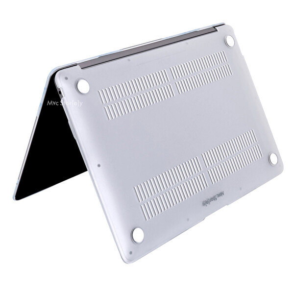 McStorey MacBook Air M1 13 A1932 A2179 A2337 Uyumlu Açık Mavi Kristal Laptop Koruyucu Kılıf FLOWER07NL 2