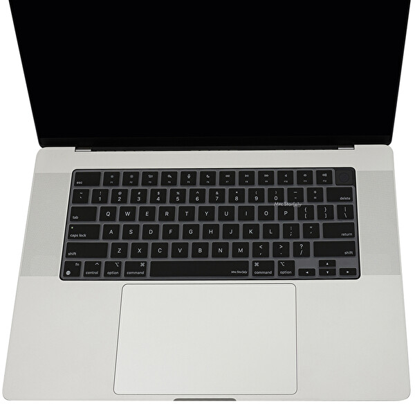 McStorey MacBook Air Pro 15 M1 M3 A2681 A2941 A2442 A2485 A2992 A2991 Uyumlu USABD İngilizce Siyah Klavye Kılıfı