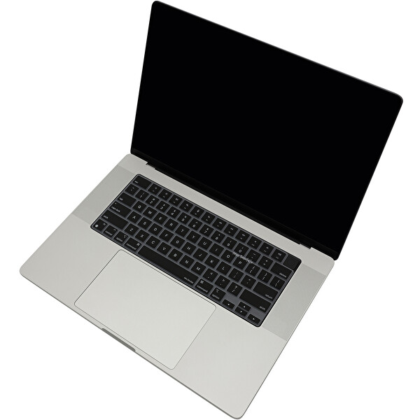 McStorey MacBook Air Pro 15 M1 M3 A2681 A2941 A2442 A2485 A2992 A2991 Uyumlu USABD İngilizce Siyah Klavye Kılıfı 4