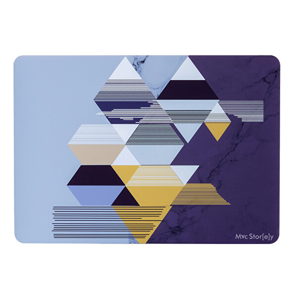 SyncCase Huawei Kılıf MateBook D14 Kılıf (2019-2020-2021-2022 Yılı) ile Uyumlu Koruyucu Tangram01NL Siyah