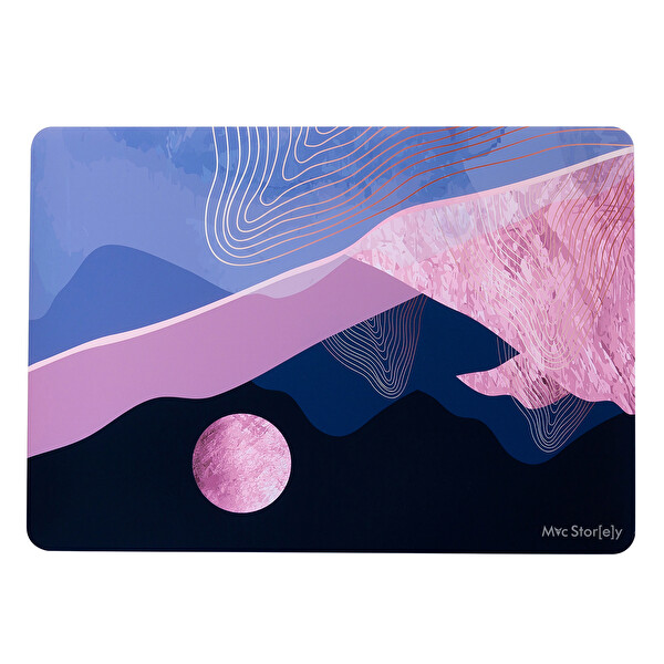 SyncCase Huawei Matebook D15 (2019-2020-2021-2022 Yılı) ile Uyumlu Kapak Koruyucu Wavelayers01NL Pembe