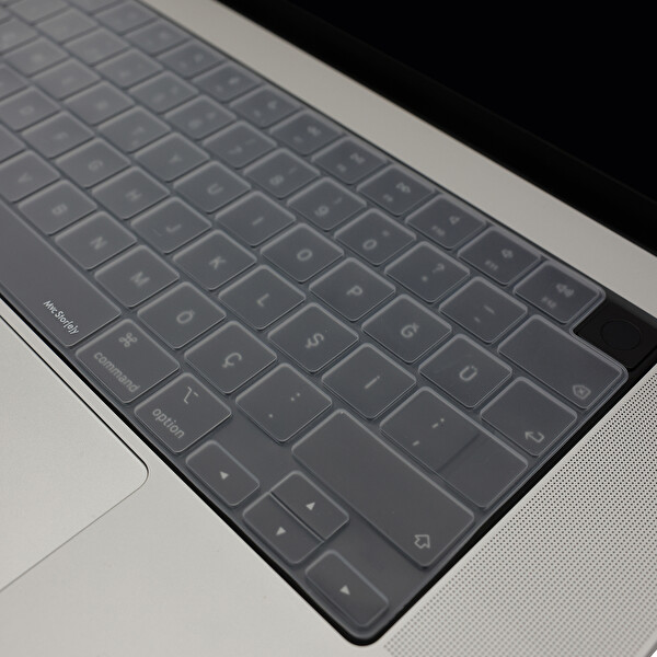 McStorey MacBook Air Pro 15 M1 M3 A2681 A2941 A2442 A2485 A2992 A2991 Uyumlu USABD İngilizce Şeffaf Klavye Kılıfı 3