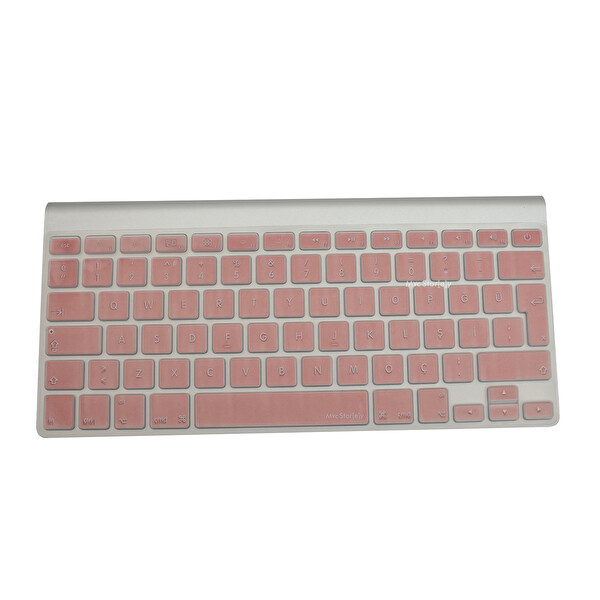 McStorey Apple Magic Keyboard 1 A1314 Uyumlu Türkçe Q Baskı Silikon Açık Kahverengi Klavye Kılıfı 3
