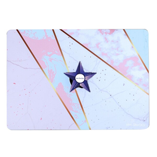 McStorey MacBook Air A2179 Uyumlu Çok Renkli Laptop Koruyucu Kaplama Sticker MARBLE14