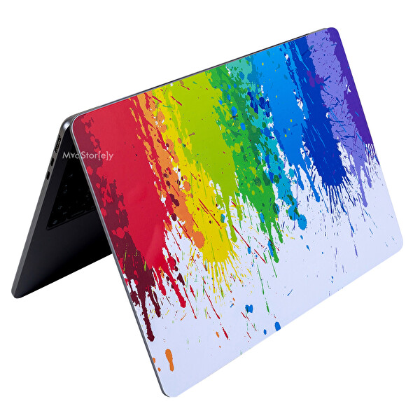 McStorey MacBook Air A2681 Uyumlu Çok Renkli Laptop Koruyucu Kaplama Sticker PAINT01NL