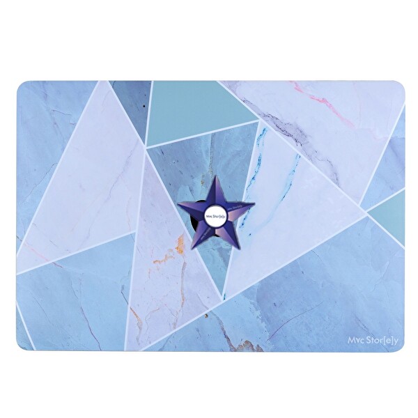 McStorey MacBook Air A2179 Uyumlu Gri Laptop Koruyucu Kaplama Sticker MARBLE14