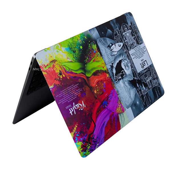 McStorey MacBook Air A2179 Uyumlu Gri Koruyucu Sticker Laptop Kaplama Kılıf BRAINNL