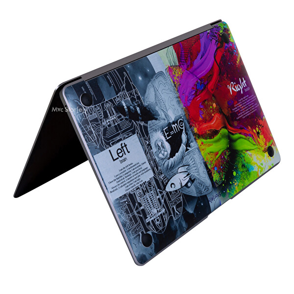 McStorey MacBook Air A2179 Uyumlu Gri Koruyucu Sticker Laptop Kaplama Kılıf BRAINNL