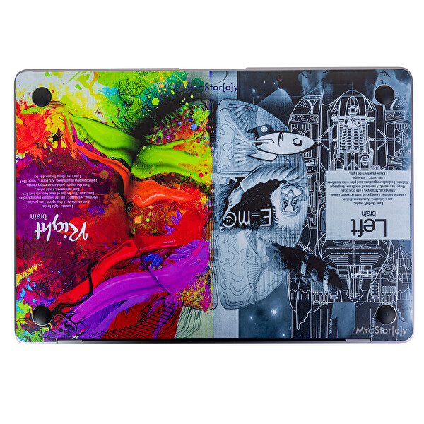McStorey MacBook Air A2179 Uyumlu Gri Koruyucu Sticker Laptop Kaplama Kılıf BRAINNL