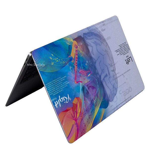 McStorey MacBook Air A2179 Uyumlu Beyaz Koruyucu Sticker Laptop Kaplama Kılıf BRAINNL