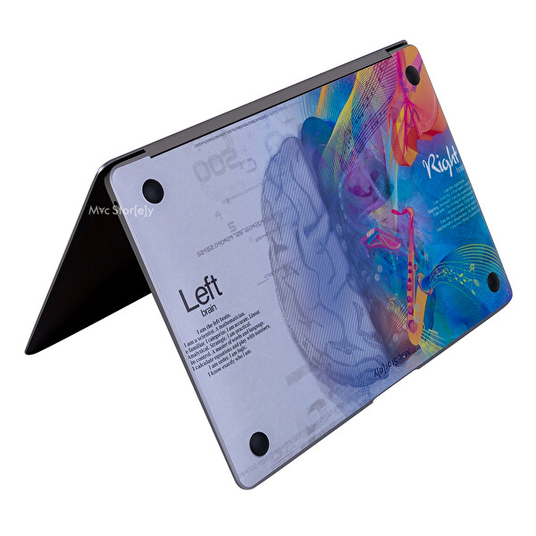 McStorey MacBook Air A2179 Uyumlu Beyaz Koruyucu Sticker Laptop Kaplama Kılıf BRAINNL