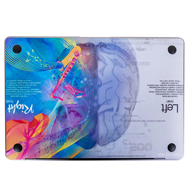 McStorey MacBook Air A2179 Uyumlu Beyaz Koruyucu Sticker Laptop Kaplama Kılıf BRAINNL