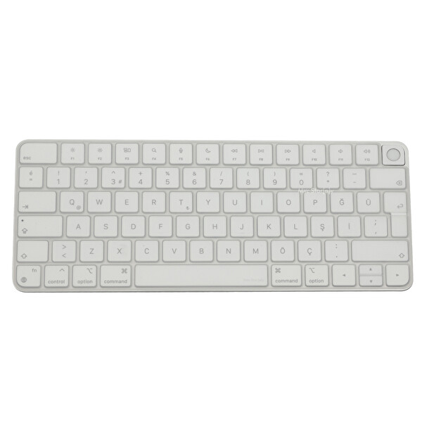 McStorey Apple Magic Keyboard 3 Uyumlu LockKey TouchID A2449 A2450 US İngilizce Şeffaf Klavye Koruyucu 2