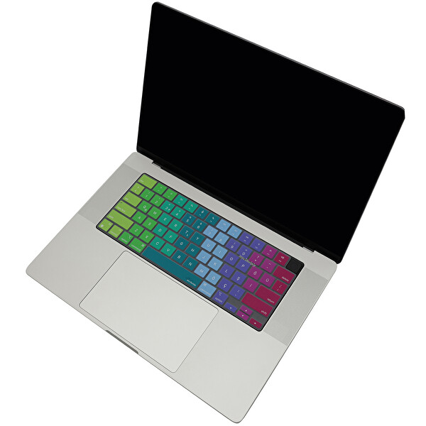Karışık Macbook Air Pro Klavye Kılıfı Us-tr Baskı M1-m2-m3 A2681 A2941 A2442 A2779 A2485 A2780 A2992 A2991 A2918 Dazzle