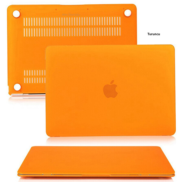 Siyah Macbook Kılıf 12 Inç A1534 Ile Uyumlu Mat