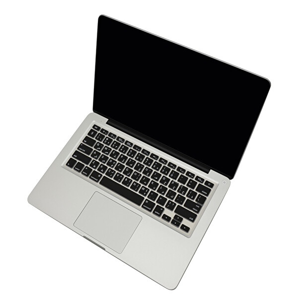 Siyah Arapça Klavye Macbook Air Pro Koruyucu 13-15-17 Inç 2008-2017 Yılı Us Enter Uyumlu