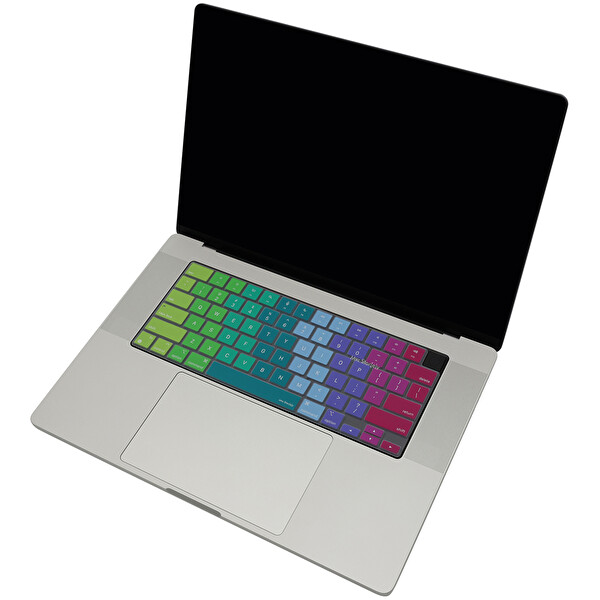 Pembe Yeşil Macbook Air Pro Klavye Kılıfı Us(abd) İngilizce M1-m2-m3 A2681 A2941 A2442 A2779 A2485 A2780 A2992 A2991 A2918 Dazzle