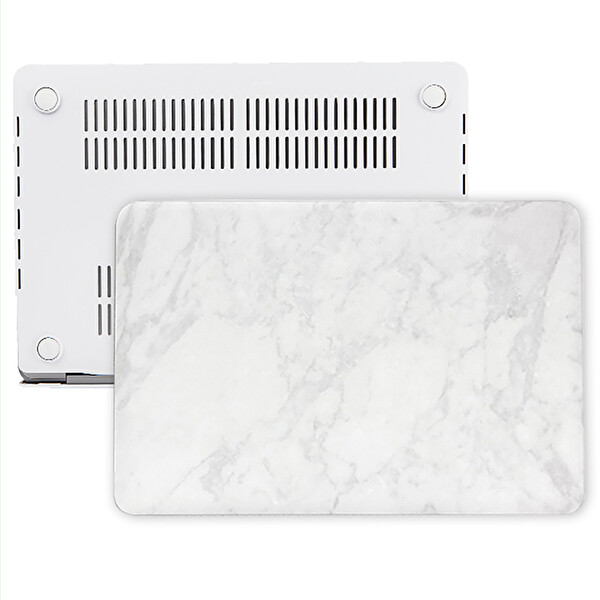Marble 01 Macbook Pro Kılıf 15 Inç A1707 A1990 Ile Uyumlu Mermer