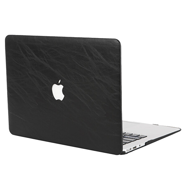 Siyah Macbook Air Kılıf 13 Inç A1369 A1466 Ile Uyumlu 2017 Yılı Öncesi Leat01