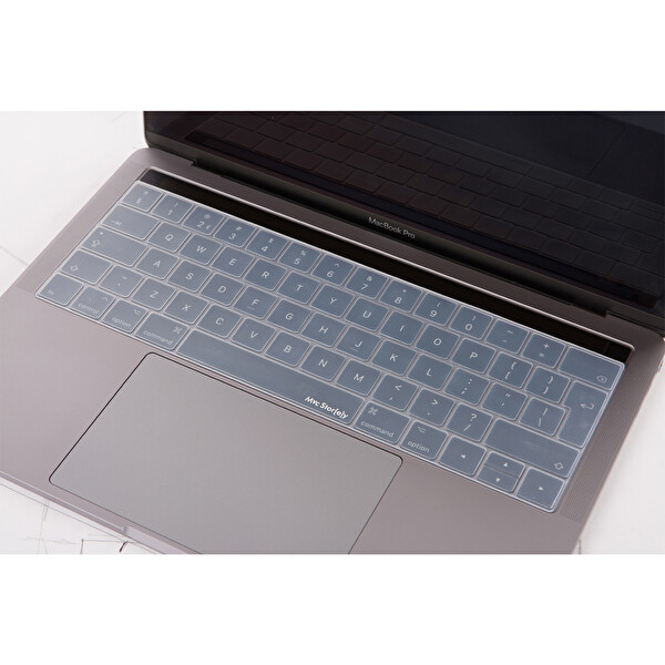 Şeffaf Macbook Pro Klavye Koruyucu Uk(eu) İngilizce Baskı A1706 A1989 A2159 A1707 A1990 Uyumlu