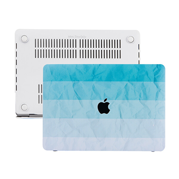 Turkuaz Macbook Pro Kılıf 13inç M1-m2 A1706 A1708 A1989 A2159 A2251 A2289 A2338 Ile Uyumlu Paint02