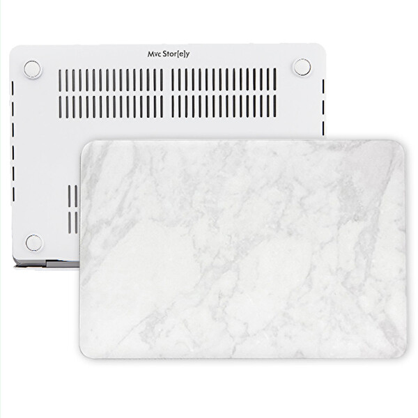 Marble 01 Macbook Air Kılıf 13 Inç A1369 A1466 Ile Uyumlu 2017 Yılı Öncesi Mermer