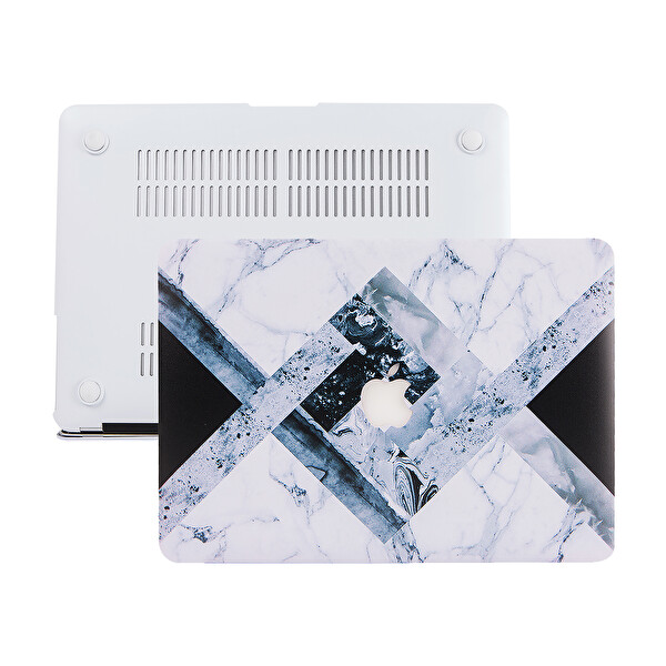 Marble 14 Macbook Pro Kılıf 13 Inç A1425 A1502 Ile Uyumlu 2012 2015 Mermer09