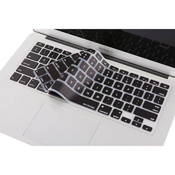 Siyah Macbook Air Pro Klavye Kılıfı Usabd İngilizce A1466 A1502 A1398 A1278 Ile Uyumlu