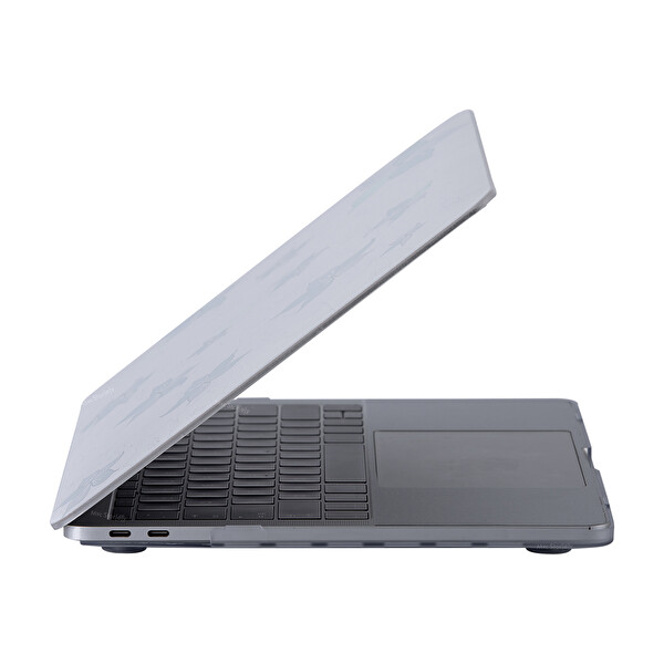 Açık Mavi Macbook Air Kılıf 13 Inç Flower05nl (eski Usb'li Model 2010-2017) A1369 A1466 Ile Uyumlu