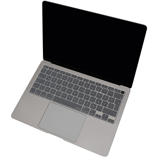Şeffaf Macbook Air M1 Klavye Kılıfı Us(abd) İngilizce Harf Baskı A2179 A2337 Ile Uyumlu