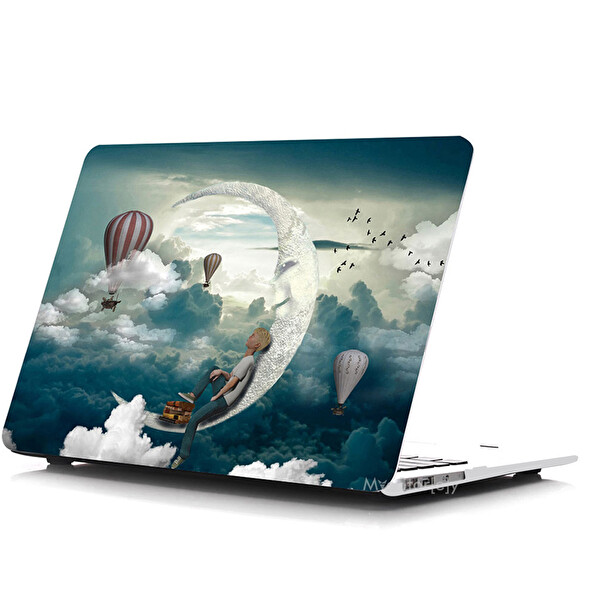 R-89 Macbook Air Kılıf 13 Inç Focus01nl (eski Usb'li Model 2010-2017) A1369 A1466 Ile Uyumlu