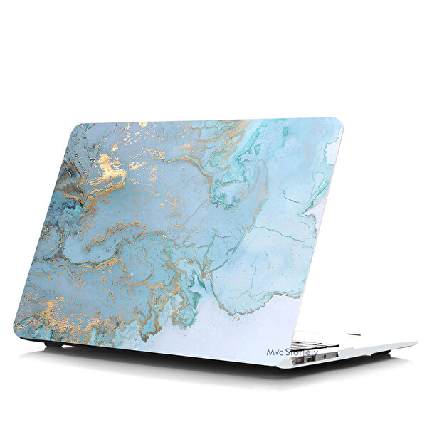 R-38 Macbook Pro Kılıf 13 Inç A1425 A1502 Ile Uyumlu 2012/2015 Mermer06nl