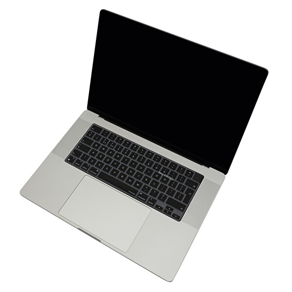Siyah Macbook Air Pro Klavye Kılıfı Uk(eu) İngilizce M1-m2-m3 A2681 A2941 A2442 A2485 A2992 A2991