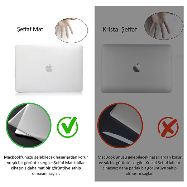 Açık Mavi Macbook Air Kılıf 13 Inç A1369 A1466 Ile Uyumlu 2017 Yılı Öncesi Mat