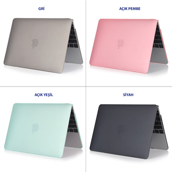 Açık Mavi Macbook Air Kılıf 13 Inç A1369 A1466 Ile Uyumlu 2017 Yılı Öncesi Mat