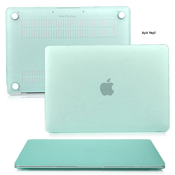 Açık Mavi Macbook Air Kılıf 13 Inç A1369 A1466 Ile Uyumlu 2017 Yılı Öncesi Mat