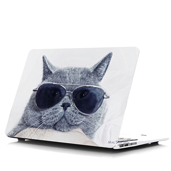 R-183 Macbook Air Kılıf 13 Inç Cat01nl (eski Usb'li Model 2010-2017) A1369 A1466 Ile Uyumlu
