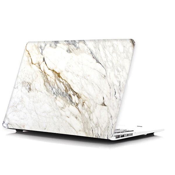 R-32 Macbook Pro Kılıf 13 Inç A1425 A1502 Ile Uyumlu 2012/2015 Mermer08nl